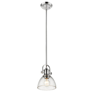 Golden - 3118-M1L CH-SD - One Light Mini Pendant - Hines CH - Chrome