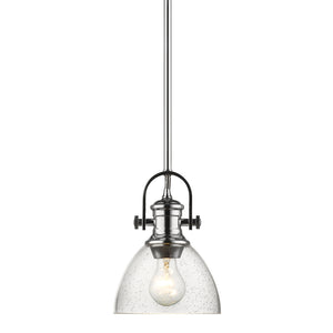 Golden - 3118-M1L CH-SD - One Light Mini Pendant - Hines CH - Chrome