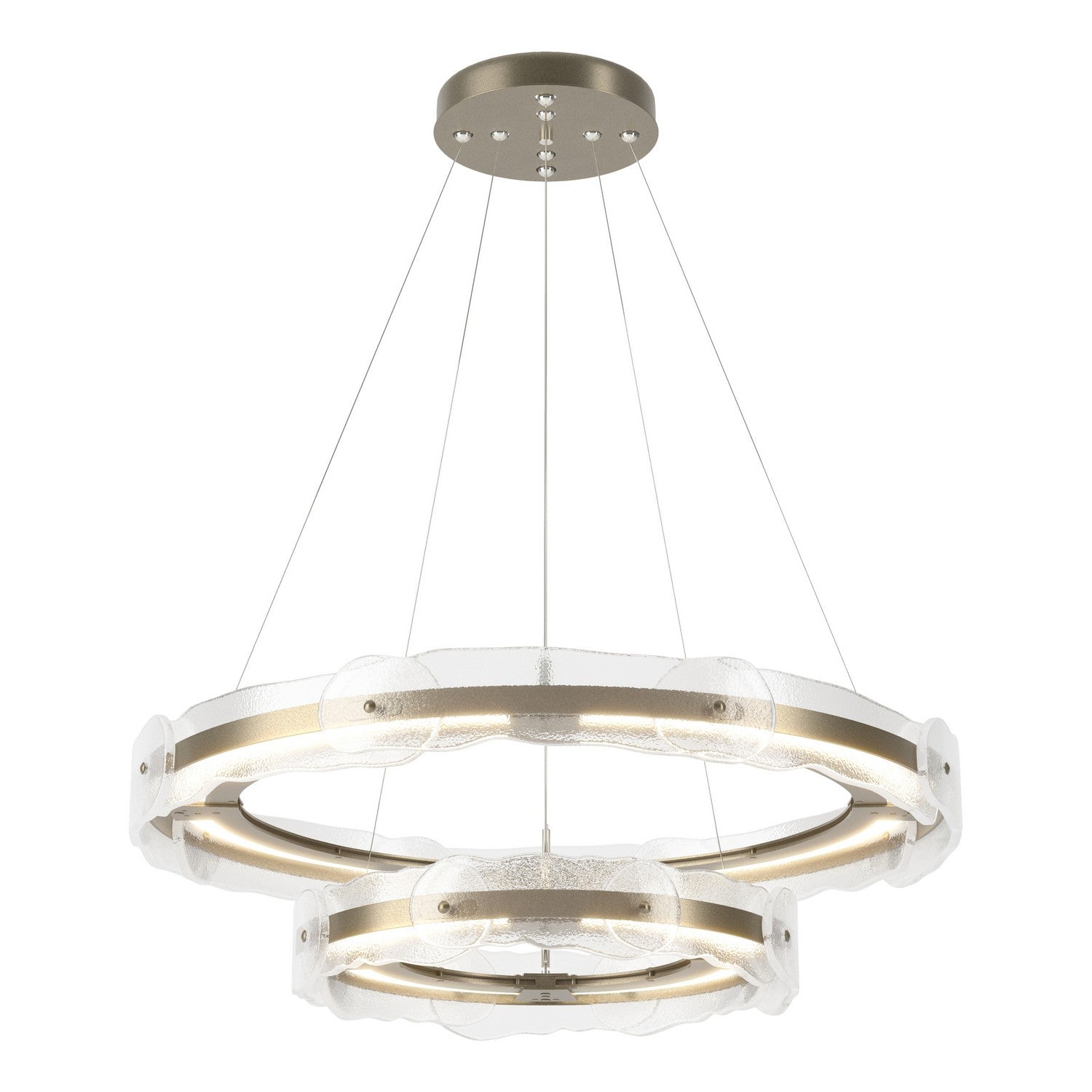 Hubbardton Forge - 139782-LED-STND-89-ZM0598 - Solstice LED Tiered Pendant - Solstice - Ink