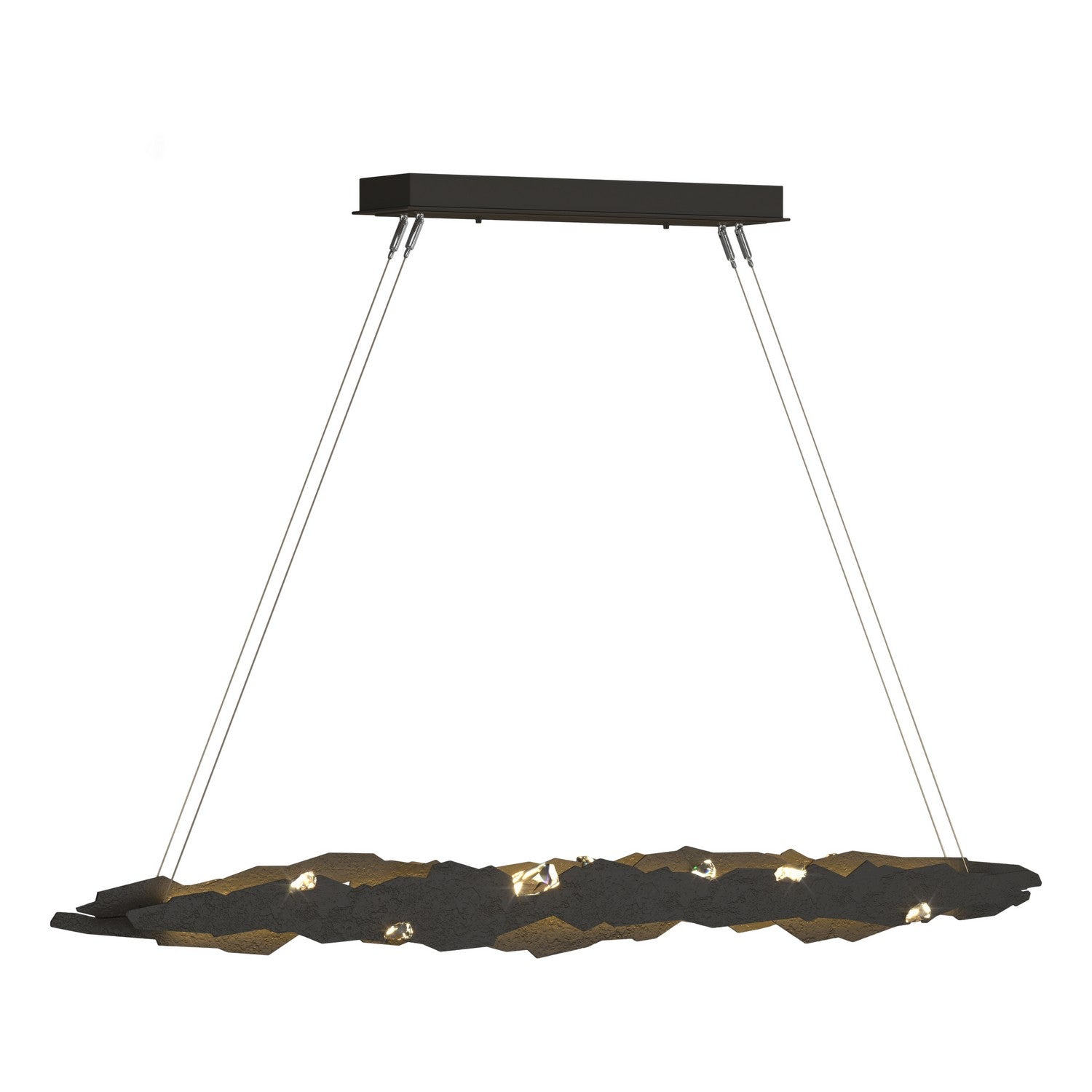 Hubbardton Forge - 139860-LED-STND-89-CR - Trove LED Pendant - Trove - Ink