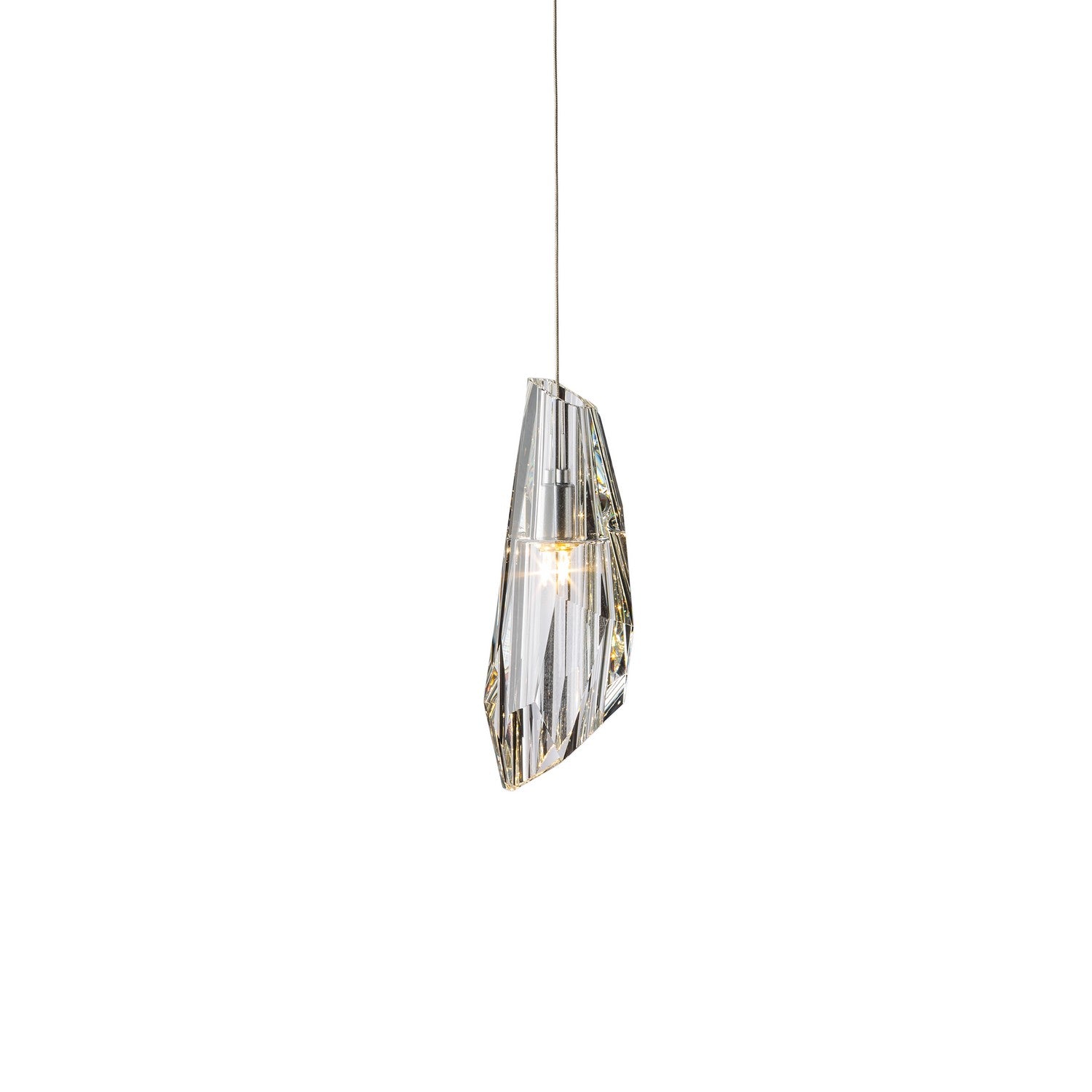 Hubbardton Forge - 161321-SKT-STND-82-CR - Luma Mini Pendant - Luma - Vintage Platinum