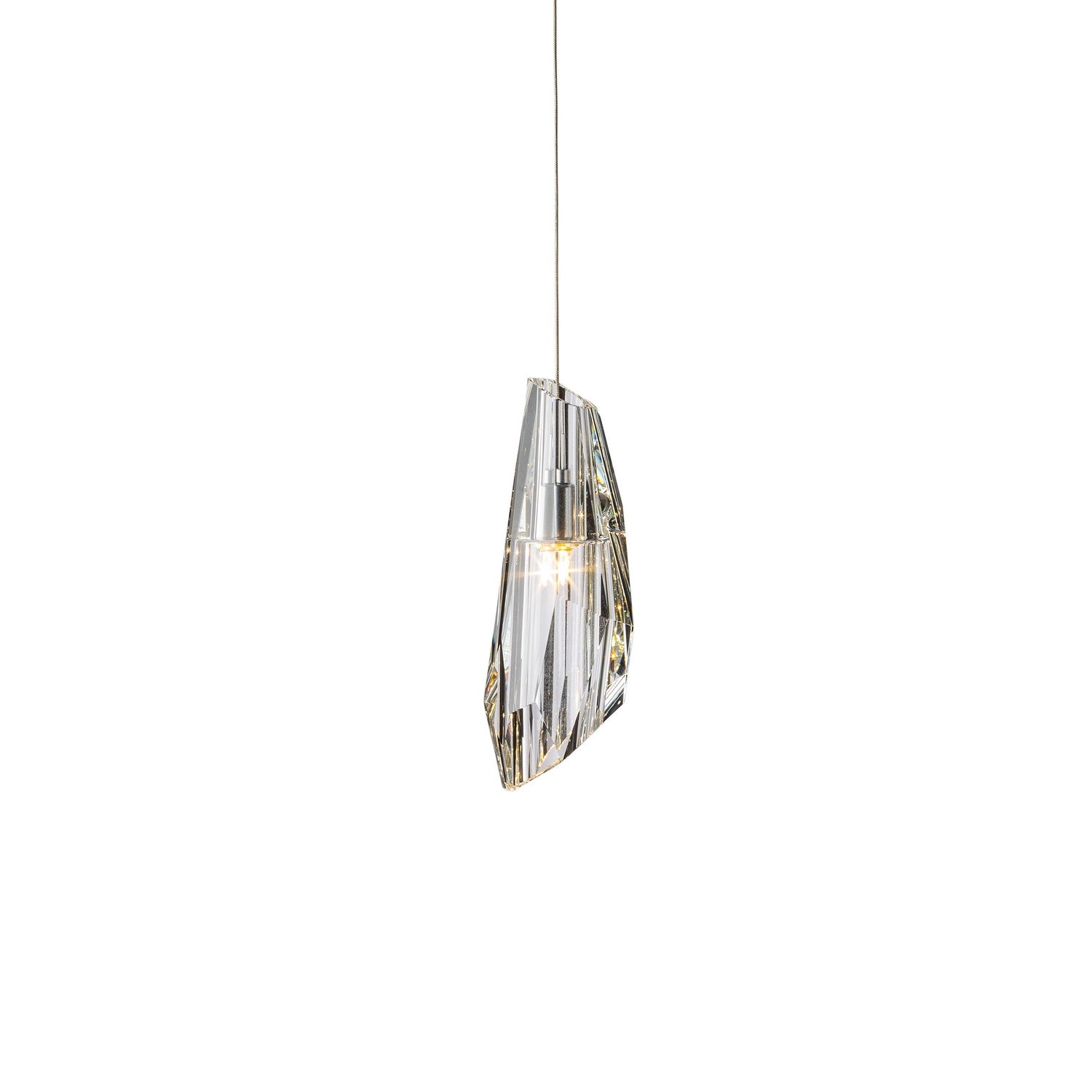 Hubbardton Forge - 161321-SKT-STND-82-CR - One Light Mini Pendant - Luma - Vintage Platinum