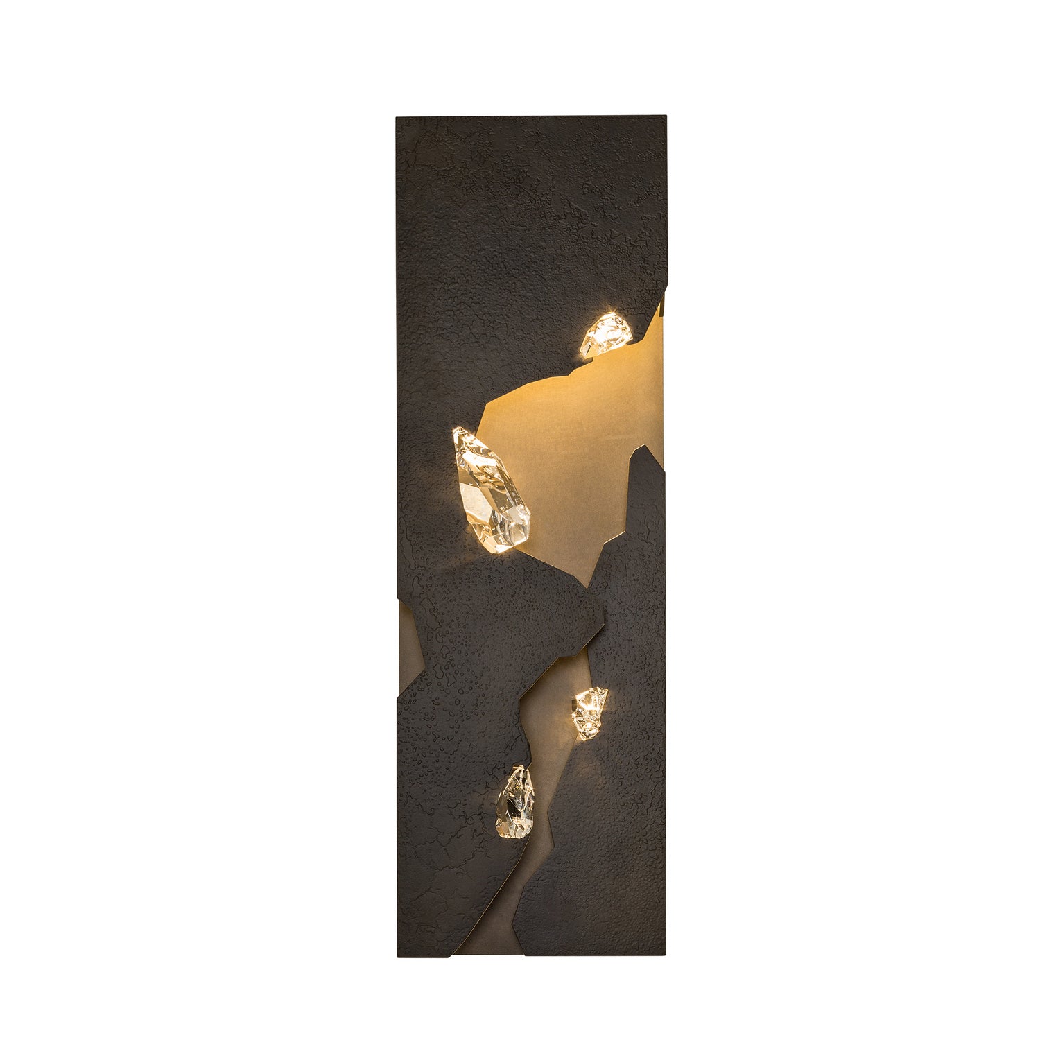 Hubbardton Forge - 202015-LED-07-CR - Trove LED Sconce - Trove - Dark Smoke