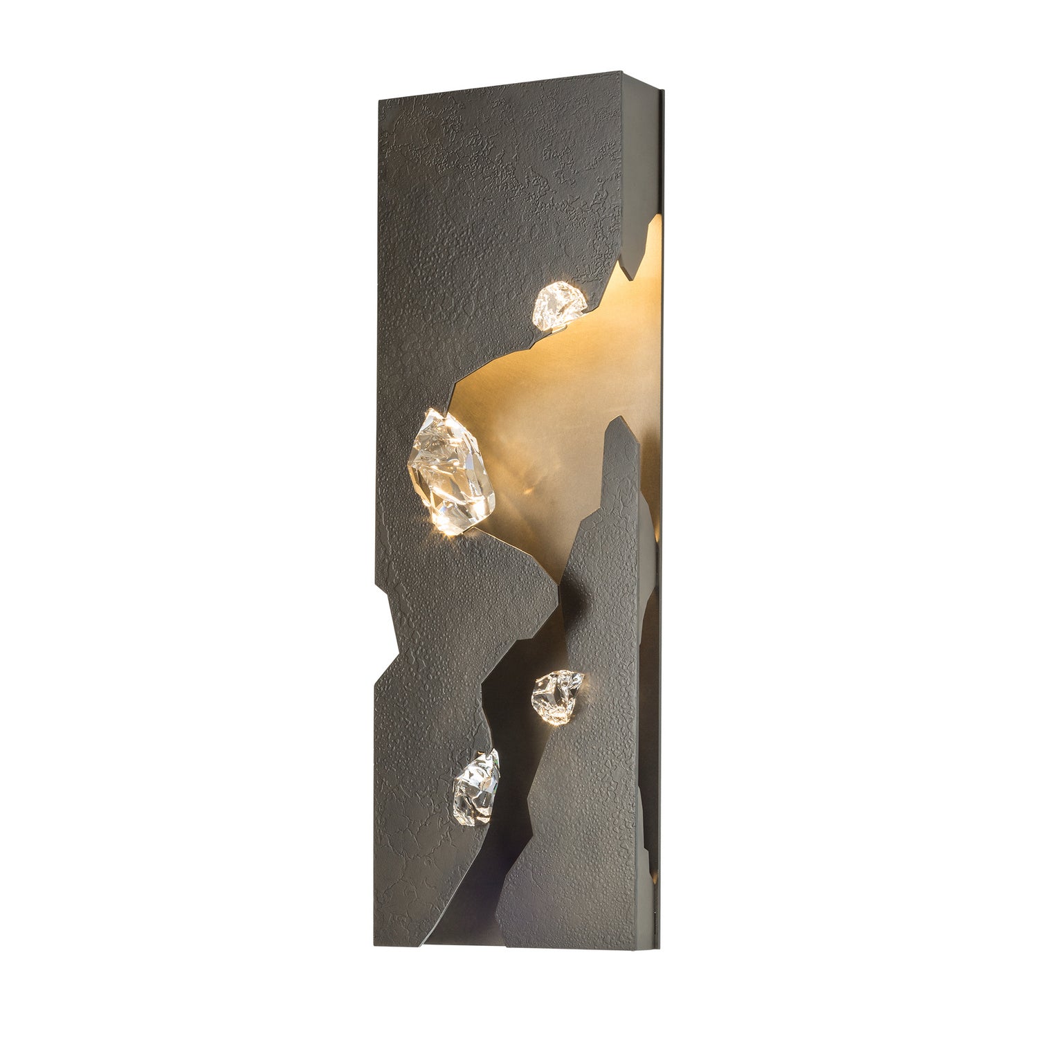 Hubbardton Forge - 202015-LED-07-CR - Trove LED Sconce - Trove - Dark Smoke