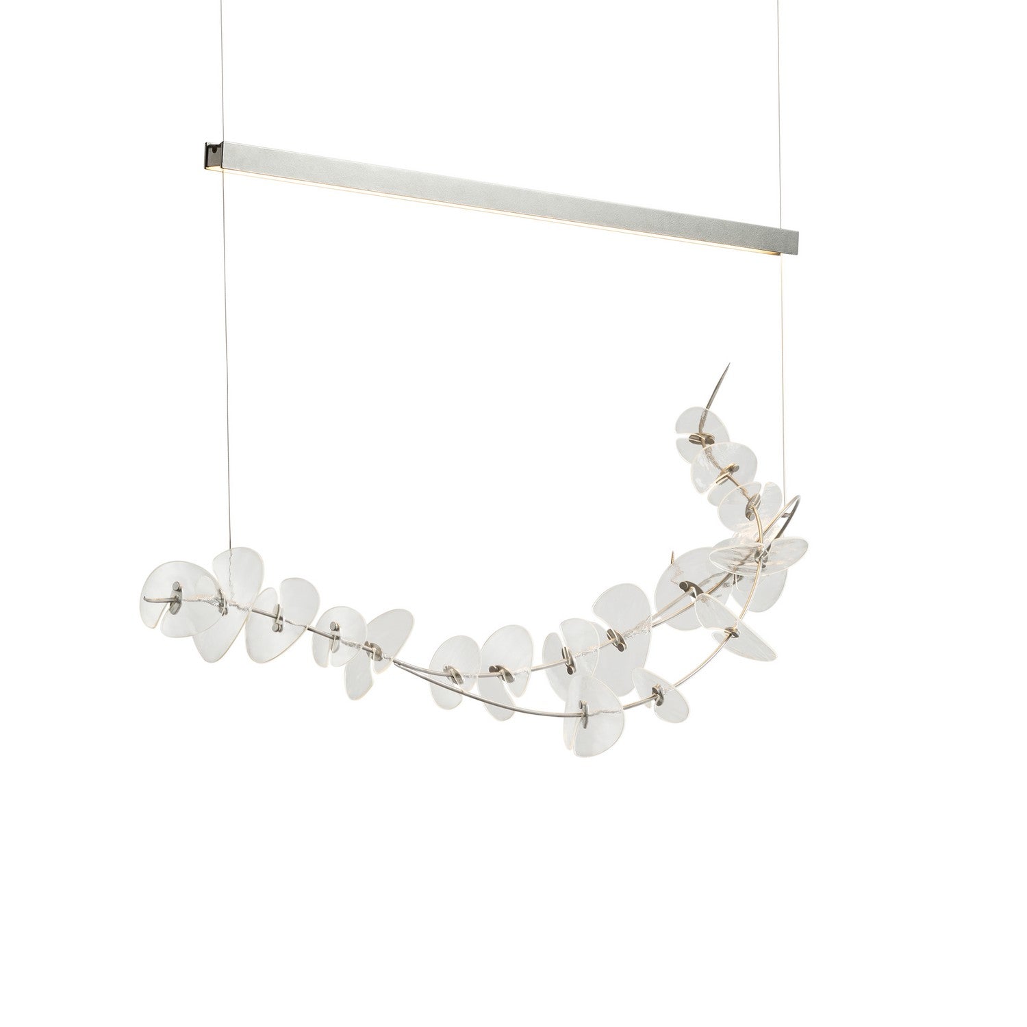 Hubbardton Forge - 139812-LED-STND-82-YQ0600 - Lily LED Pendant - Lily - Vintage Platinum