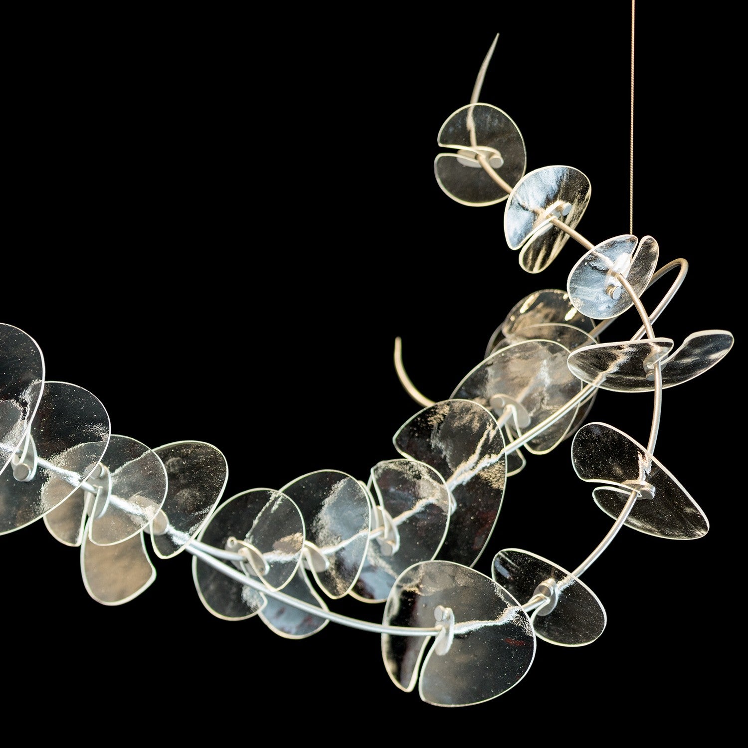 Hubbardton Forge - 139812-LED-STND-82-YQ0600 - Lily LED Pendant - Lily - Vintage Platinum