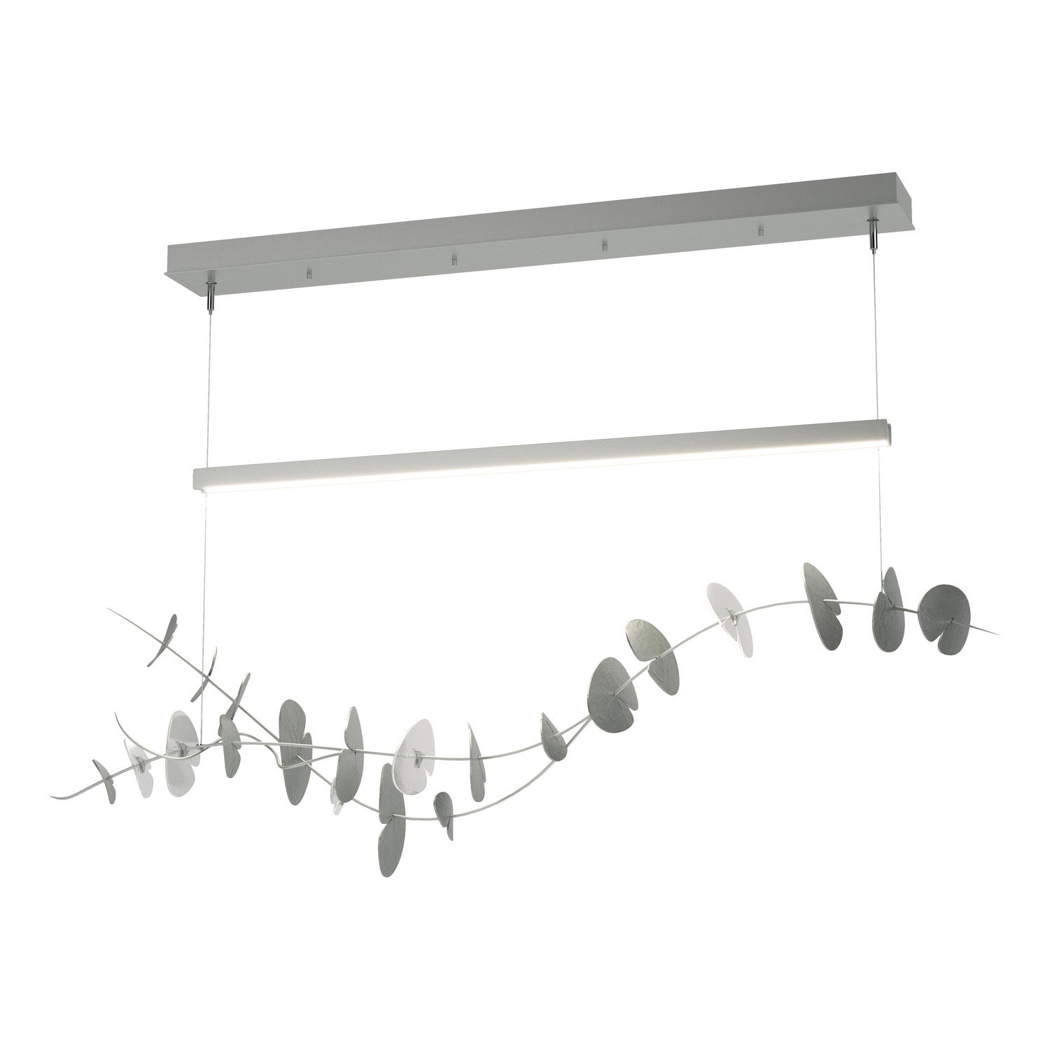 Hubbardton Forge - 139812-LED-STND-82-YQ0600 - Lily LED Pendant - Lily - Vintage Platinum