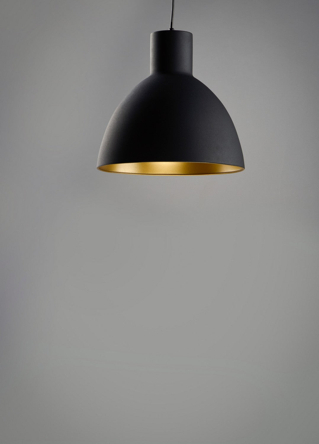 Maxim - 11022BKGLD - One Light Pendant - Cora - Black / Gold