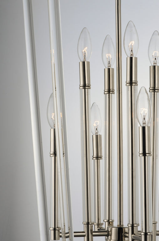 Maxim - 16102CLPN - Eight Light Pendant - Lucent - Polished Nickel