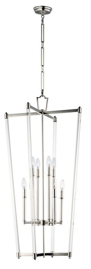 Maxim - 16102CLPN - Eight Light Pendant - Lucent - Polished Nickel