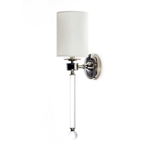 Maxim - 16109WTCLPN - One Light Wall Sconce - Lucent - Polished Nickel