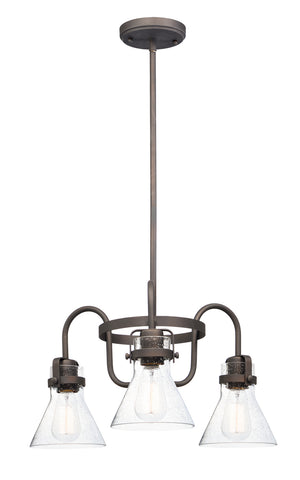 Maxim - 26116CDOI - Three Light Chandelier - Seafarer - Oil Rubbed Bronze