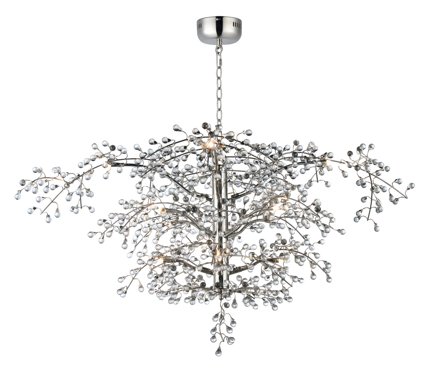 Maxim - 38506CLPN - LED Chandelier - Cluster - Polished Nickel