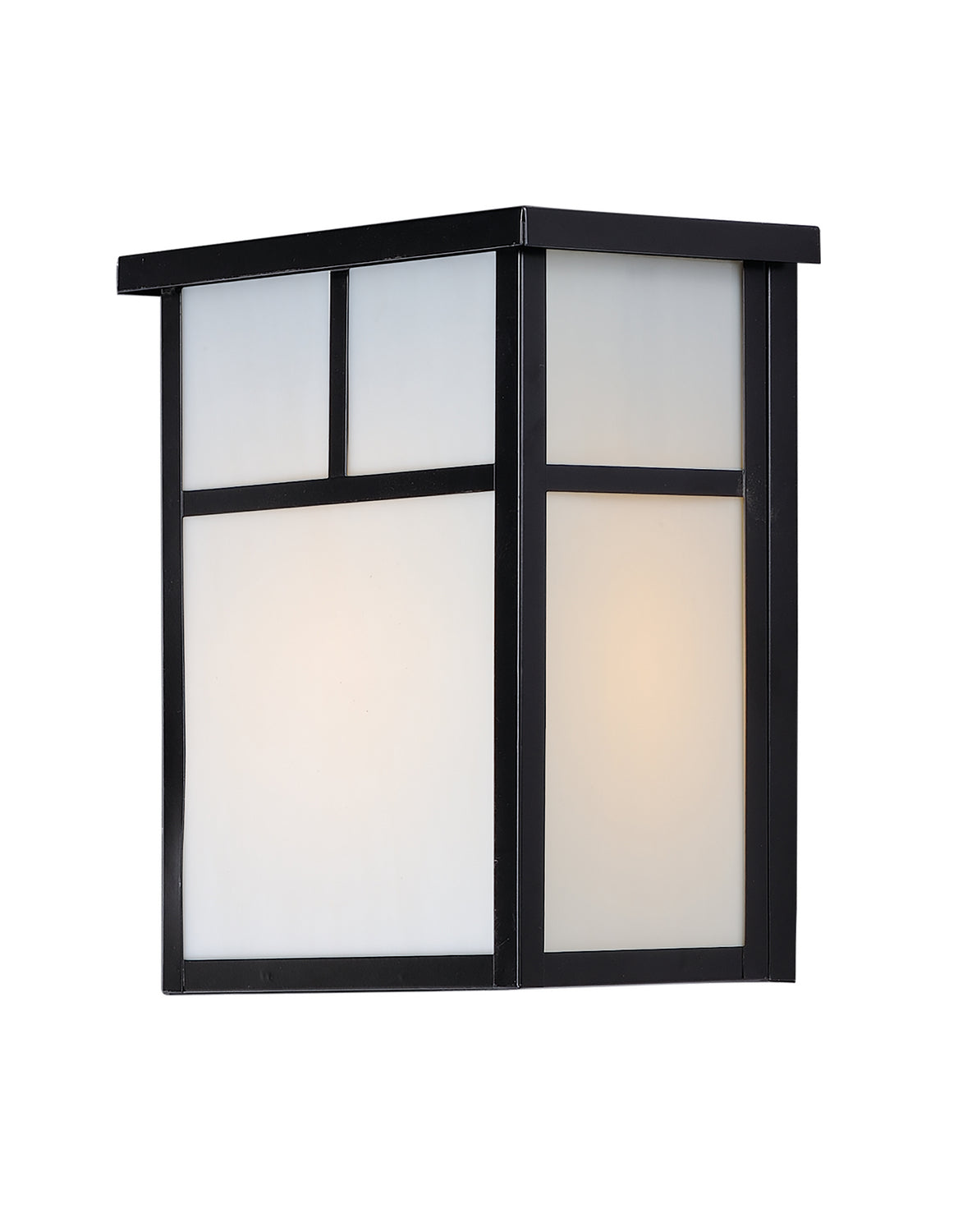 Maxim - 4051WTBK - Two Light Outdoor Wall Lantern - Coldwater - Black