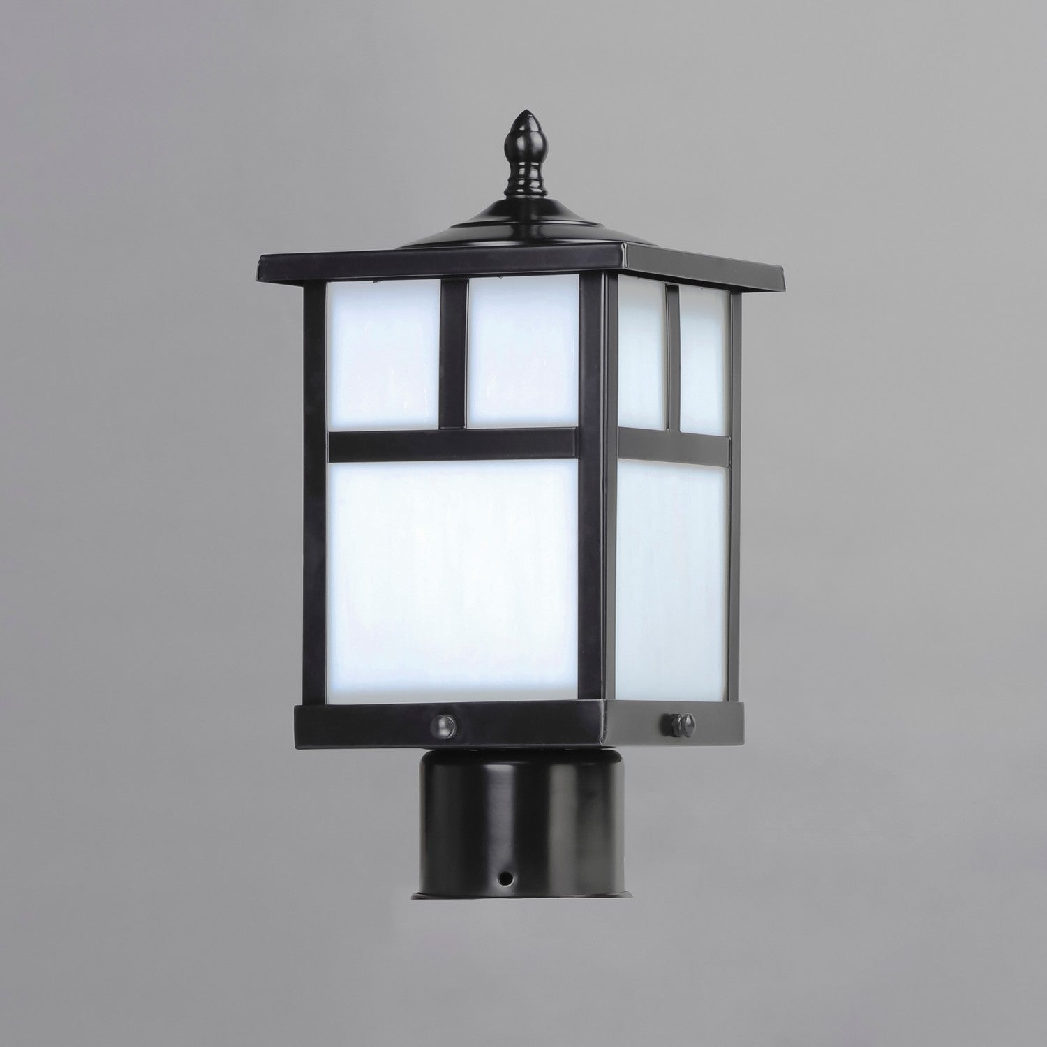 Maxim - 4055WTBK - One Light Outdoor Pole/Post Lantern - Coldwater - Black