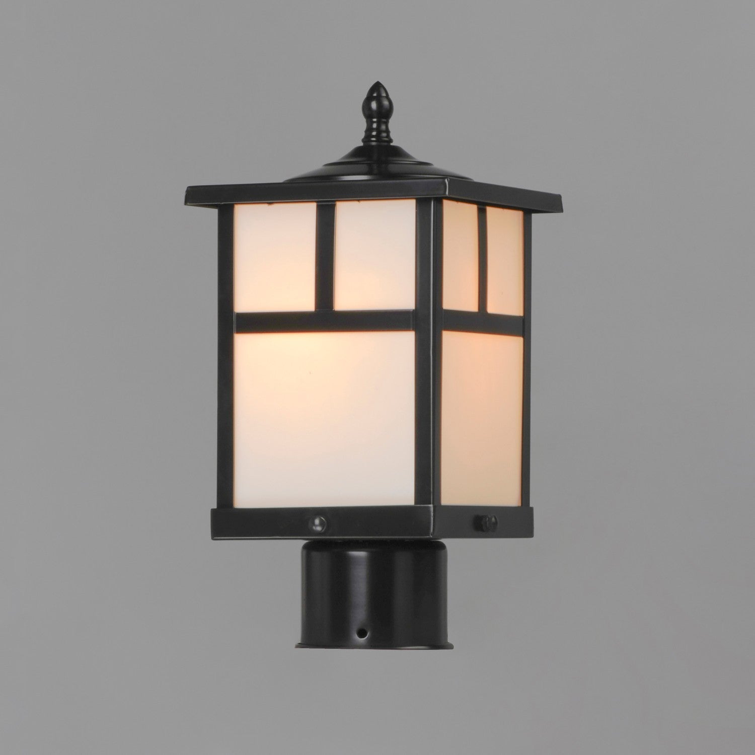 Maxim - 4055WTBK - One Light Outdoor Pole/Post Lantern - Coldwater - Black