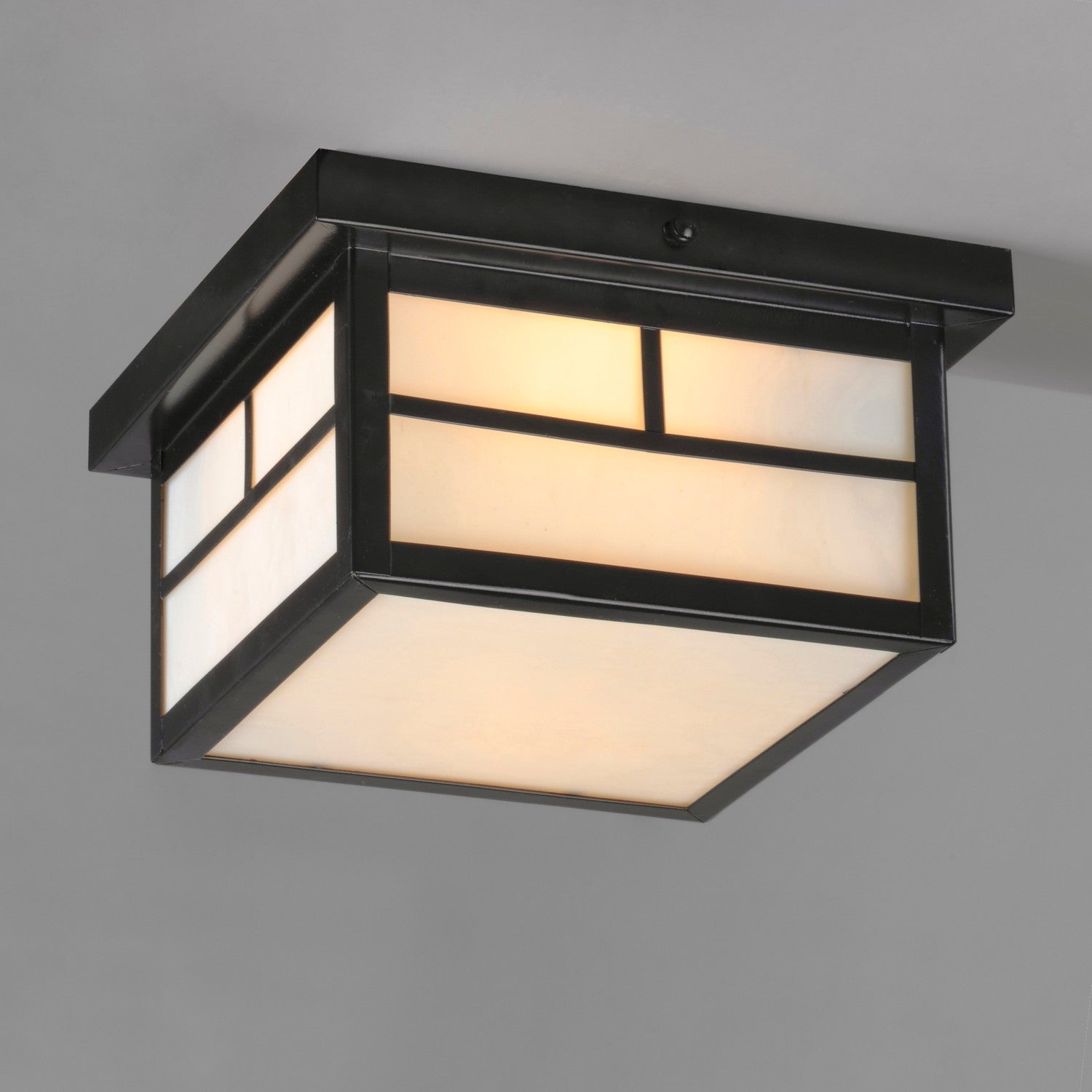 Maxim - 4059WTBK - Two Light Outdoor Ceiling Mount - Coldwater - Black