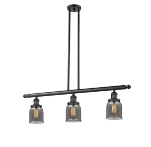 Innovations - 213-BK-G53 - Three Light Island Pendant - Franklin Restoration - Matte Black