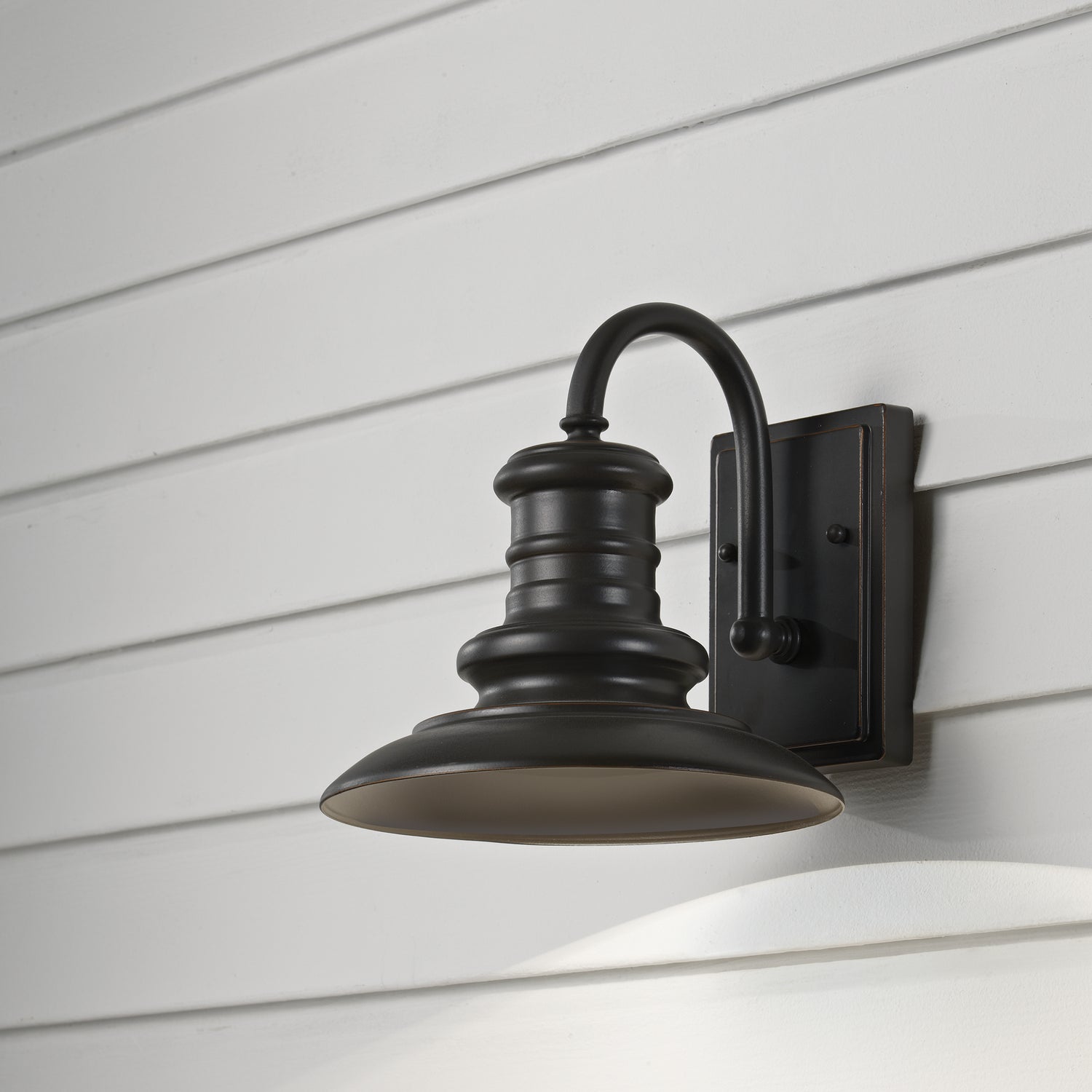 Generation Lighting. - OL8600RSZ-L1 - LED Outdoor Wall Sconce - Redding Station - Restoration Bronze