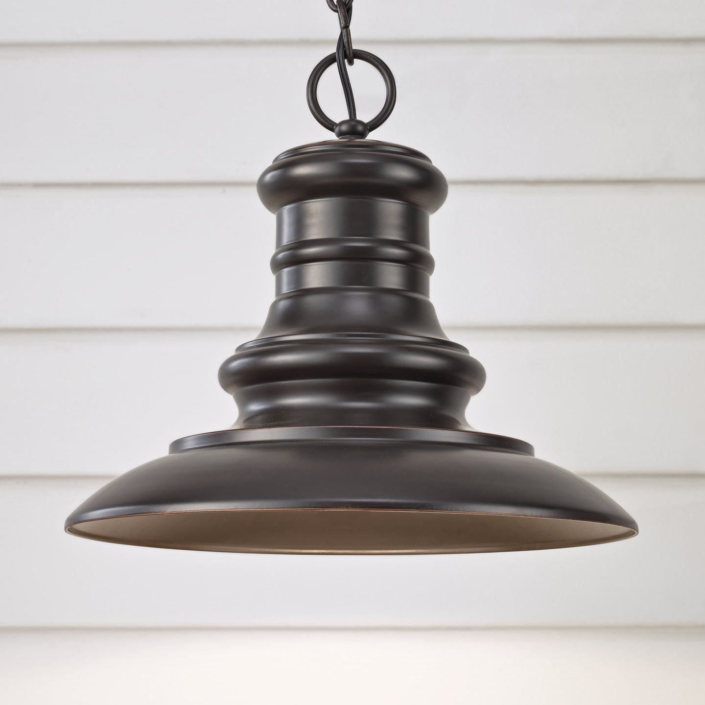 Generation Lighting - OL8904RSZ-L1 - LED Outdoor Wall Sconce - Redding Station - Restoration Bronze