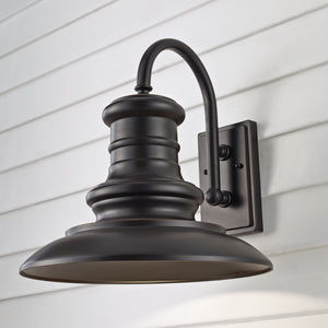 Generation Lighting. - OL9004RSZ-L1 - LED Outdoor Wall Sconce - Redding Station - Restoration Bronze