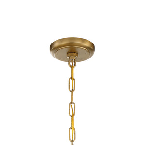 Crystorama - 136-VG - Six Light Chandelier - Calypso - Vibrant Gold