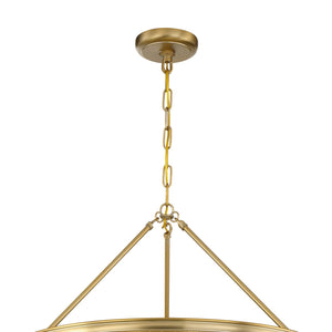 Crystorama - 275-VG - Six Light Chandelier - Calypso - Vibrant Gold