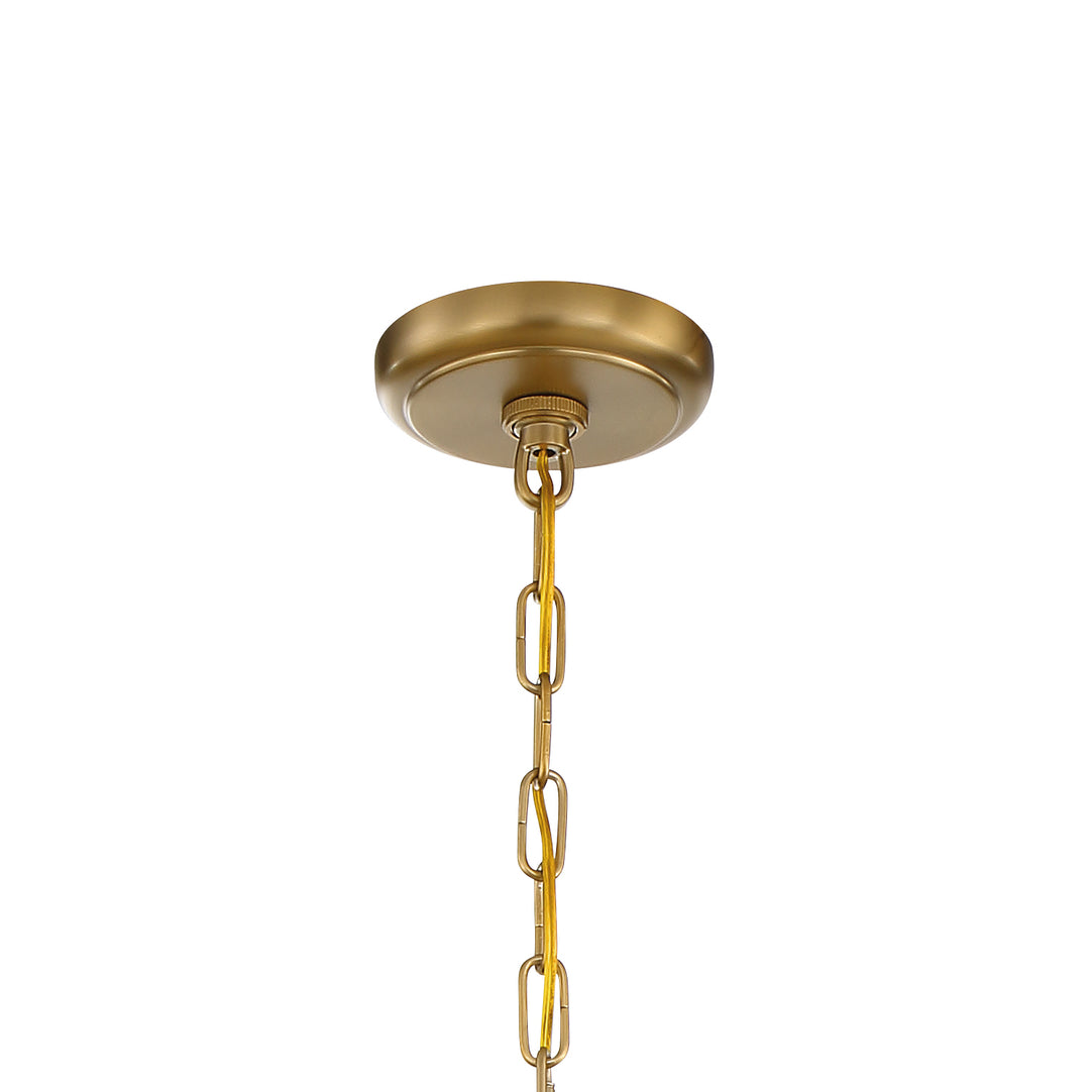 Crystorama - 275-VG - Six Light Chandelier - Calypso - Vibrant Gold
