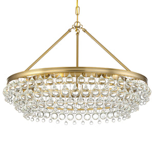 Crystorama - 275-VG - Six Light Chandelier - Calypso - Vibrant Gold