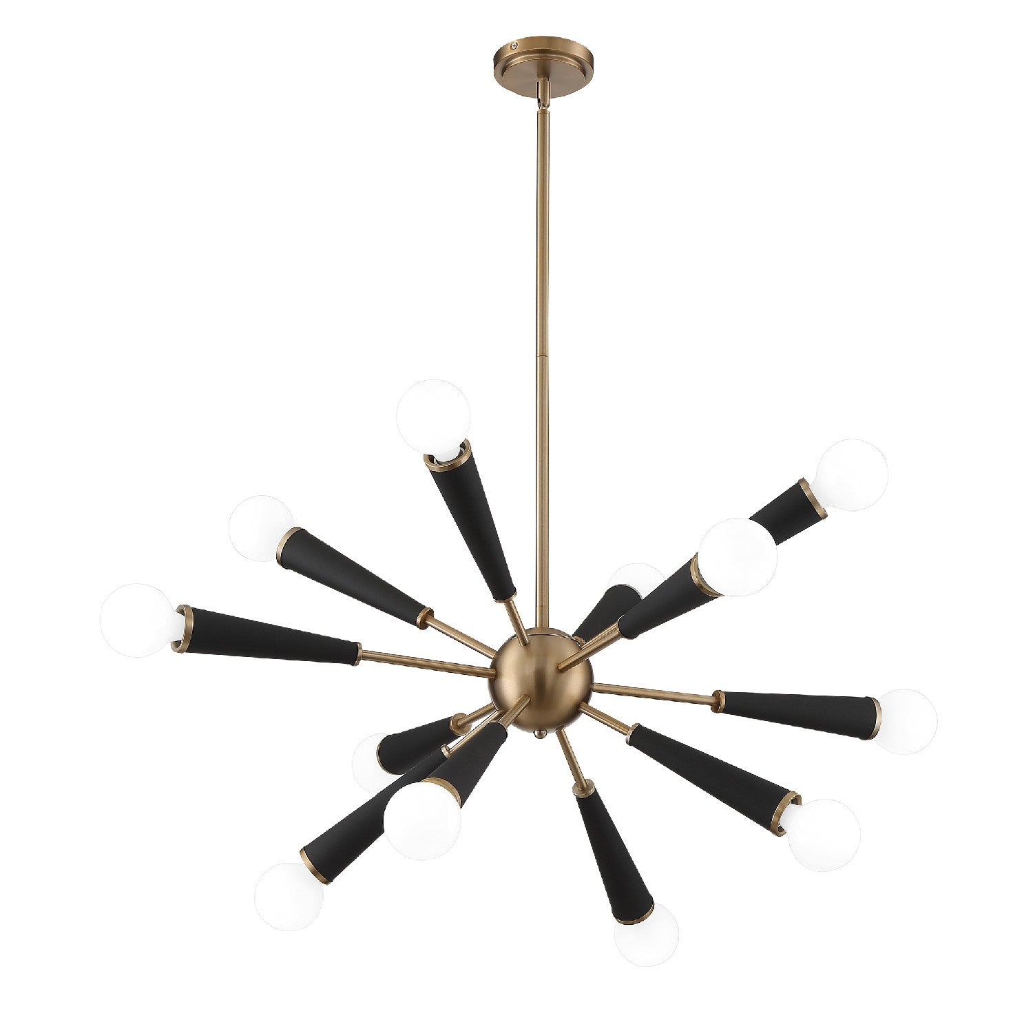 Crystorama - 3812-AG - 12 Light Chandelier - Zodiac - Aged Brass