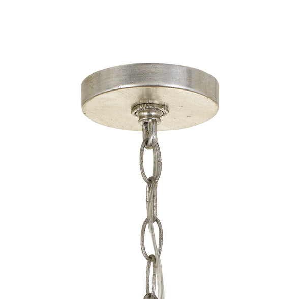 Crystorama - BRI-3000-SA - One Light Mini Chandelier - Brielle - Antique Silver