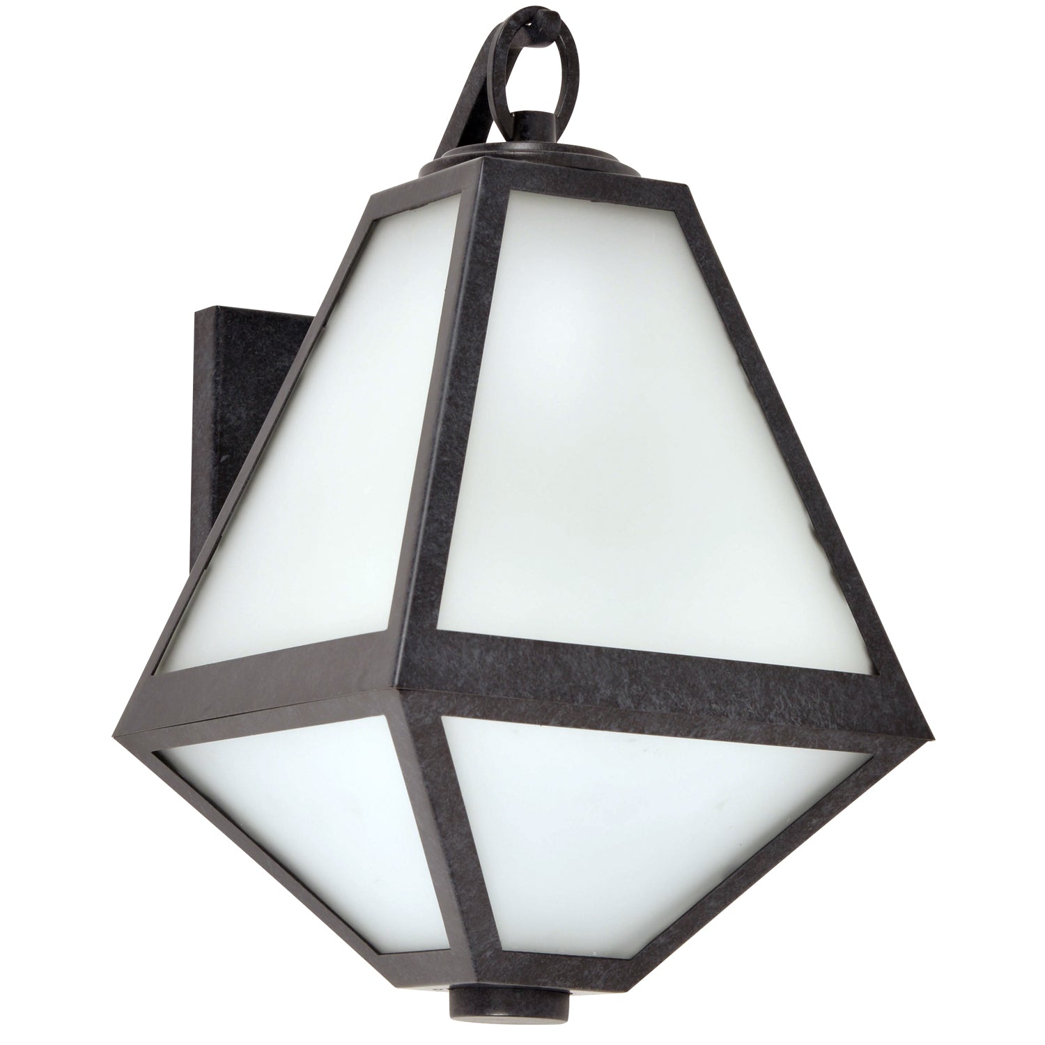 Crystorama - GLA-9701-OP-BC - One Light Outdoor Wall Sconce - Glacier - Black Charcoal