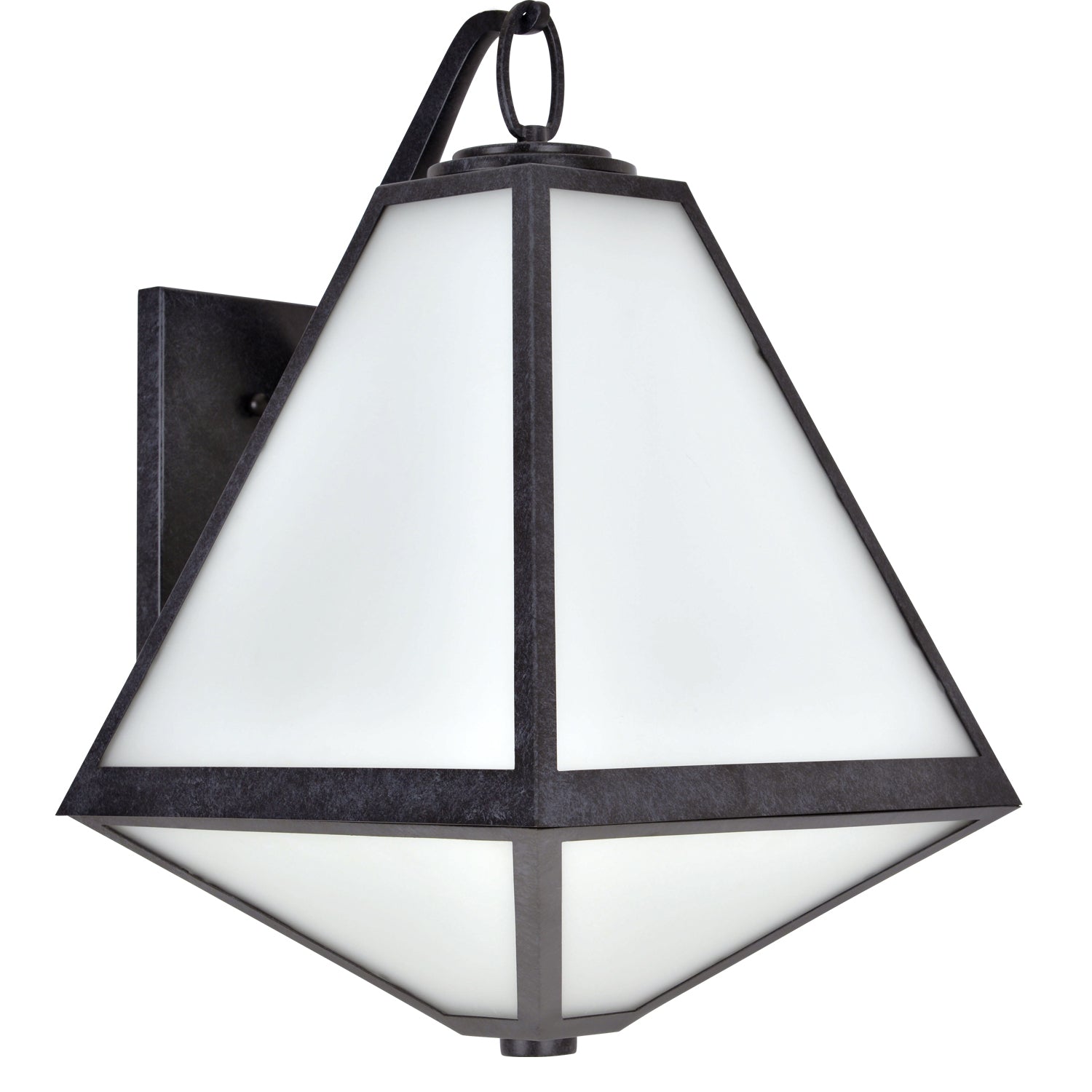 Crystorama - GLA-9702-OP-BC - Three Light Outdoor Wall Sconce - Glacier - Black Charcoal