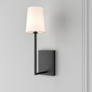 Crystorama - LEN-251-BF - One Light Wall Sconce - Lena - Black Forged