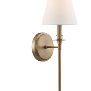 Crystorama - RIV-382-AG - One Light Wall Sconce - Riverdale - Aged Brass