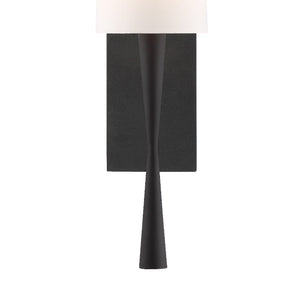 Crystorama - TRE-221-BF - One Light Wall Sconce - Trenton - Black Forged