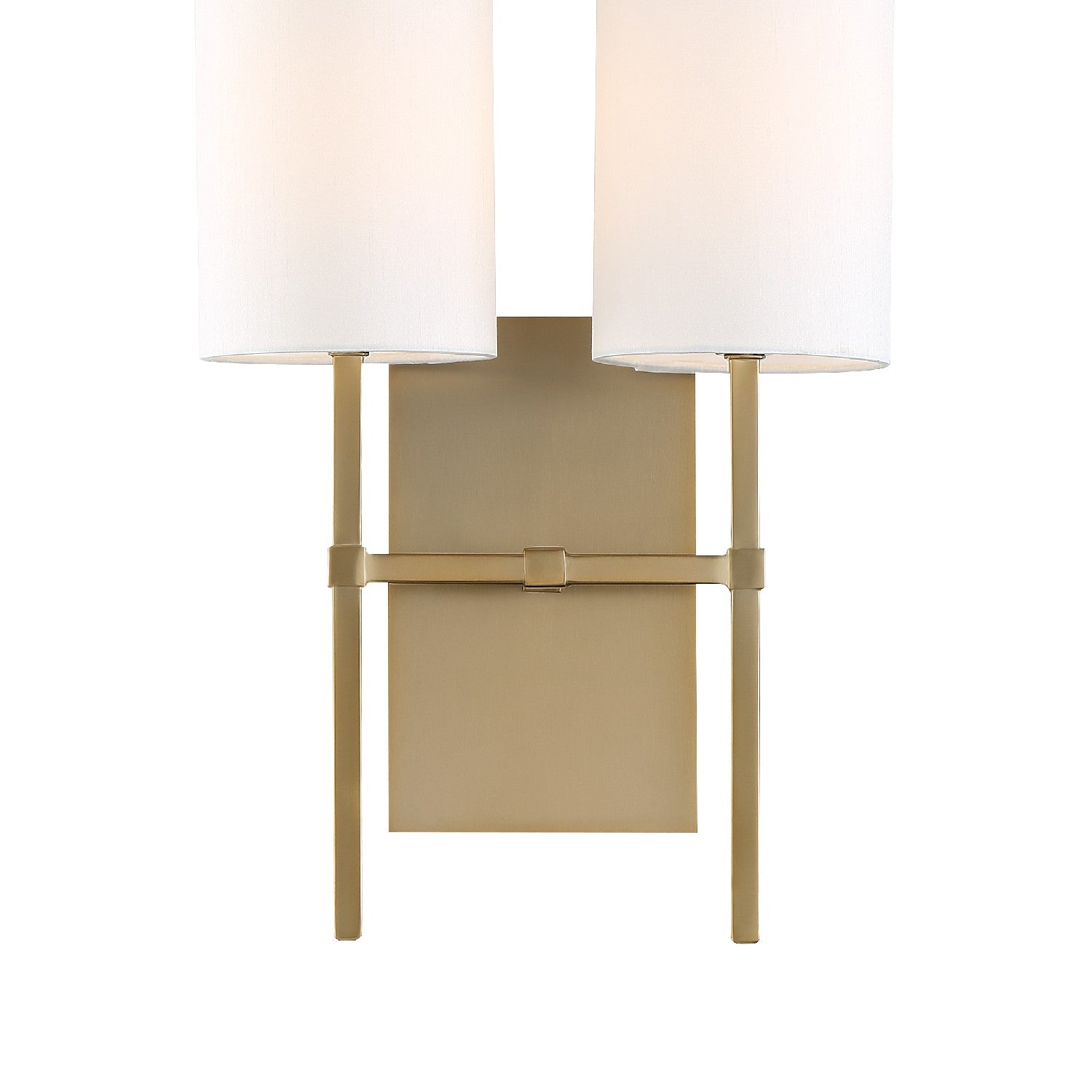 Crystorama - VER-242-AG - Two Light Wall Sconce - Veronica - Aged Brass