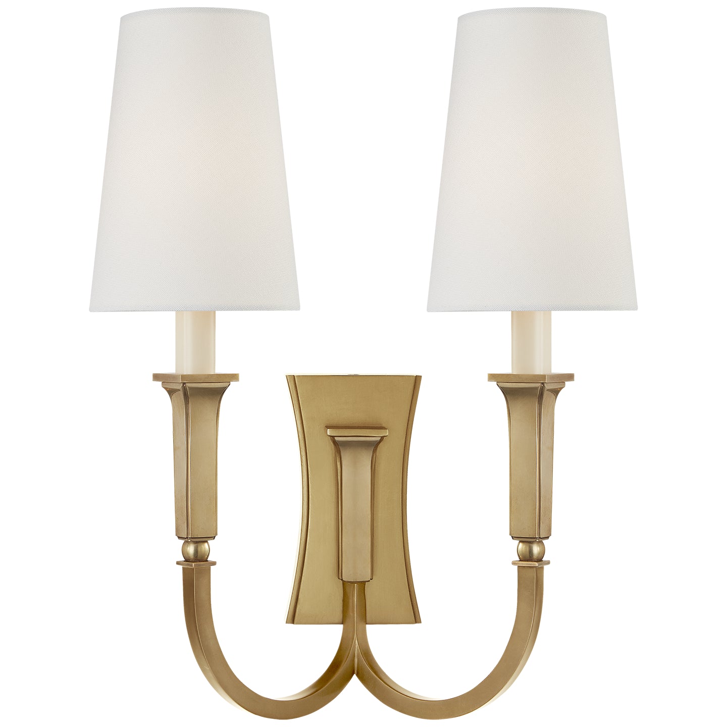 Visual Comfort Signature - TOB 2273HAB-L - Two Light Wall Sconce - Delphia - Hand-Rubbed Antique Brass