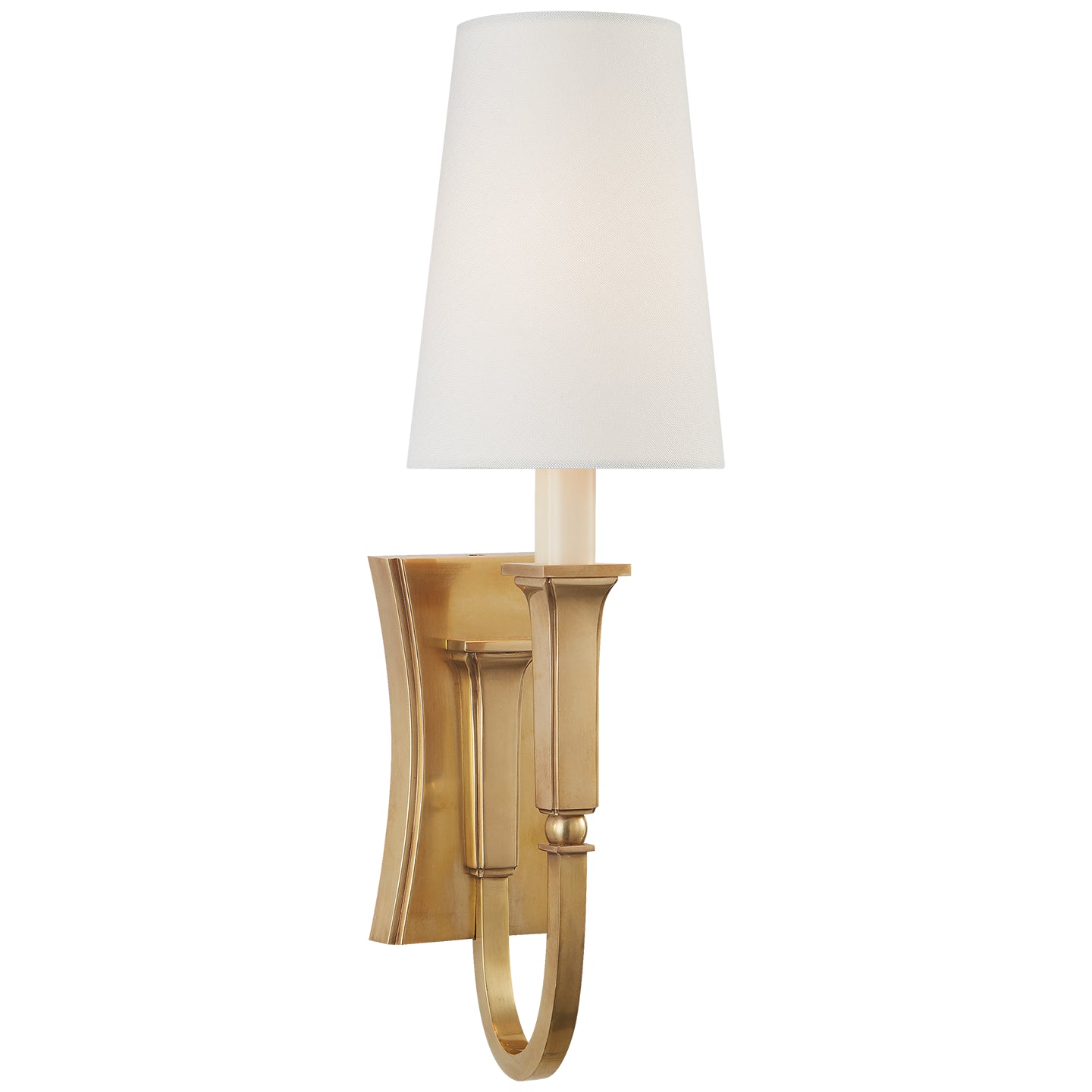 Visual Comfort Signature - TOB 2272HAB-L - One Light Wall Sconce - Delphia - Hand-Rubbed Antique Brass