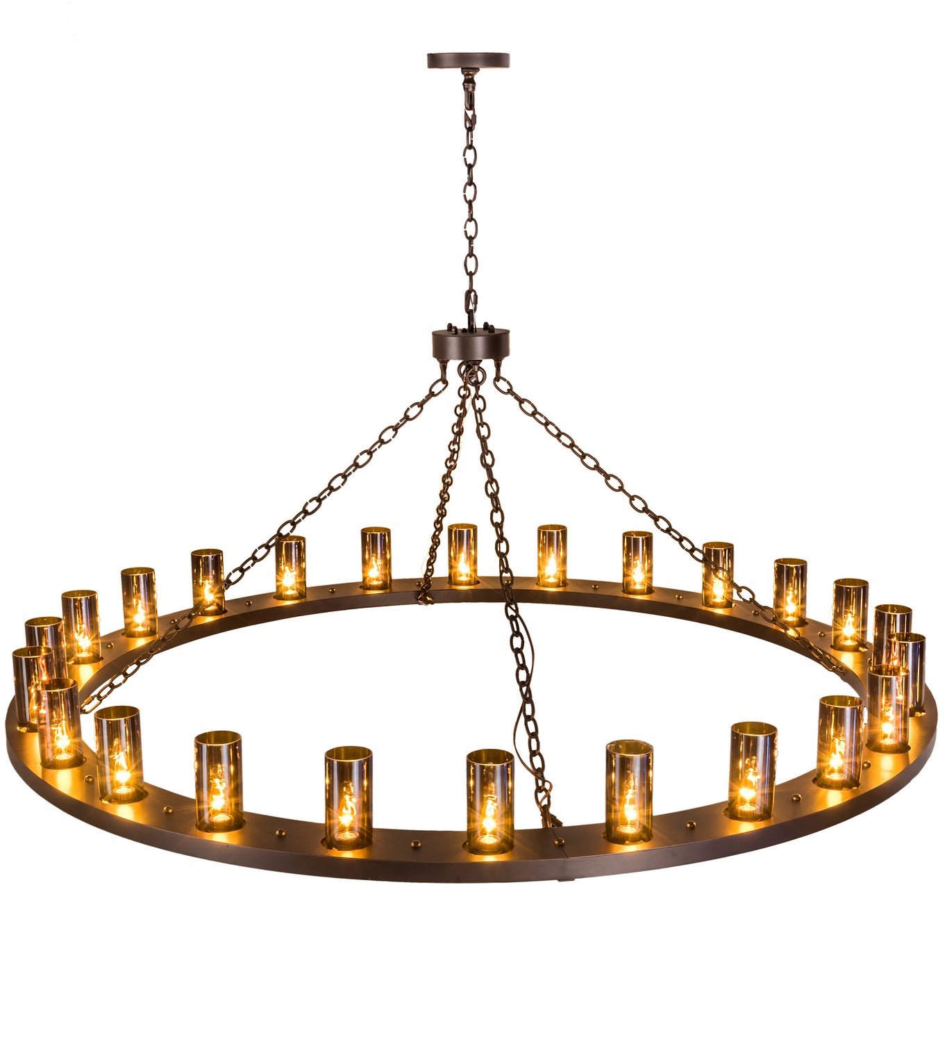 Meyda Tiffany - 187477 - 24 Light Chandelier - Loxley - Mahogany Bronze