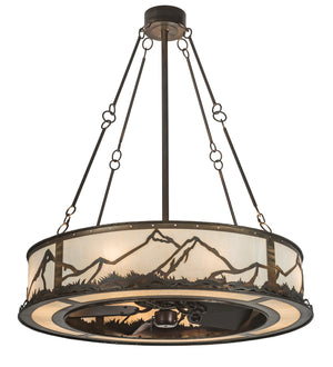 Meyda Tiffany - 190518 - 16 Light Chandel-Air - Mountain Range - Antique Copper