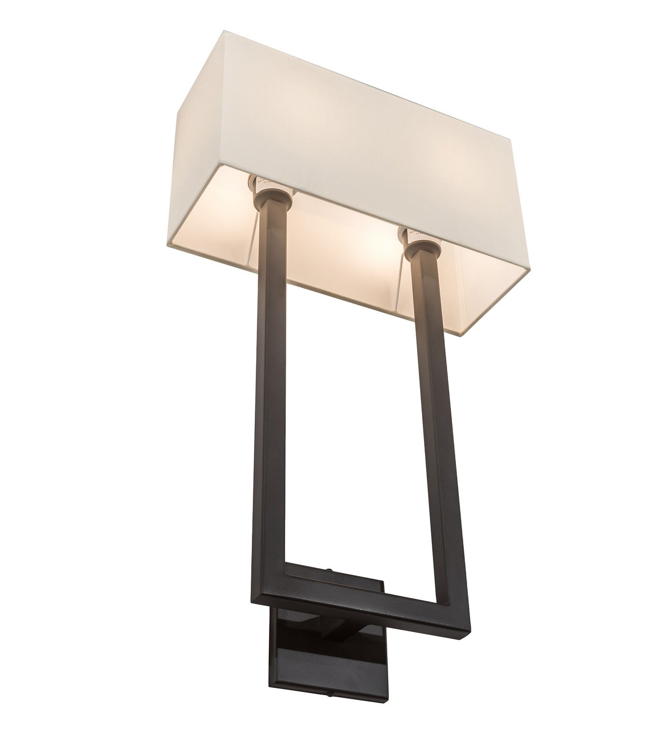 Meyda Tiffany - 195759 - Two Light Wall Sconce - Quadrato - Oil Rubbed Bronze