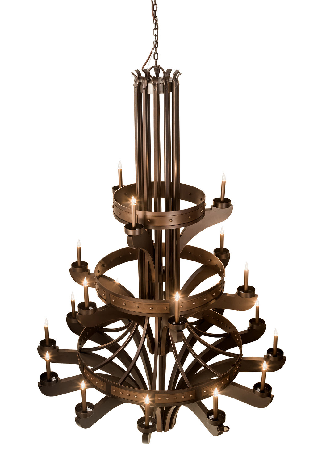 Meyda Tiffany - 196460 - 21 Light Chandelier - Castilla - Mahogany Bronze