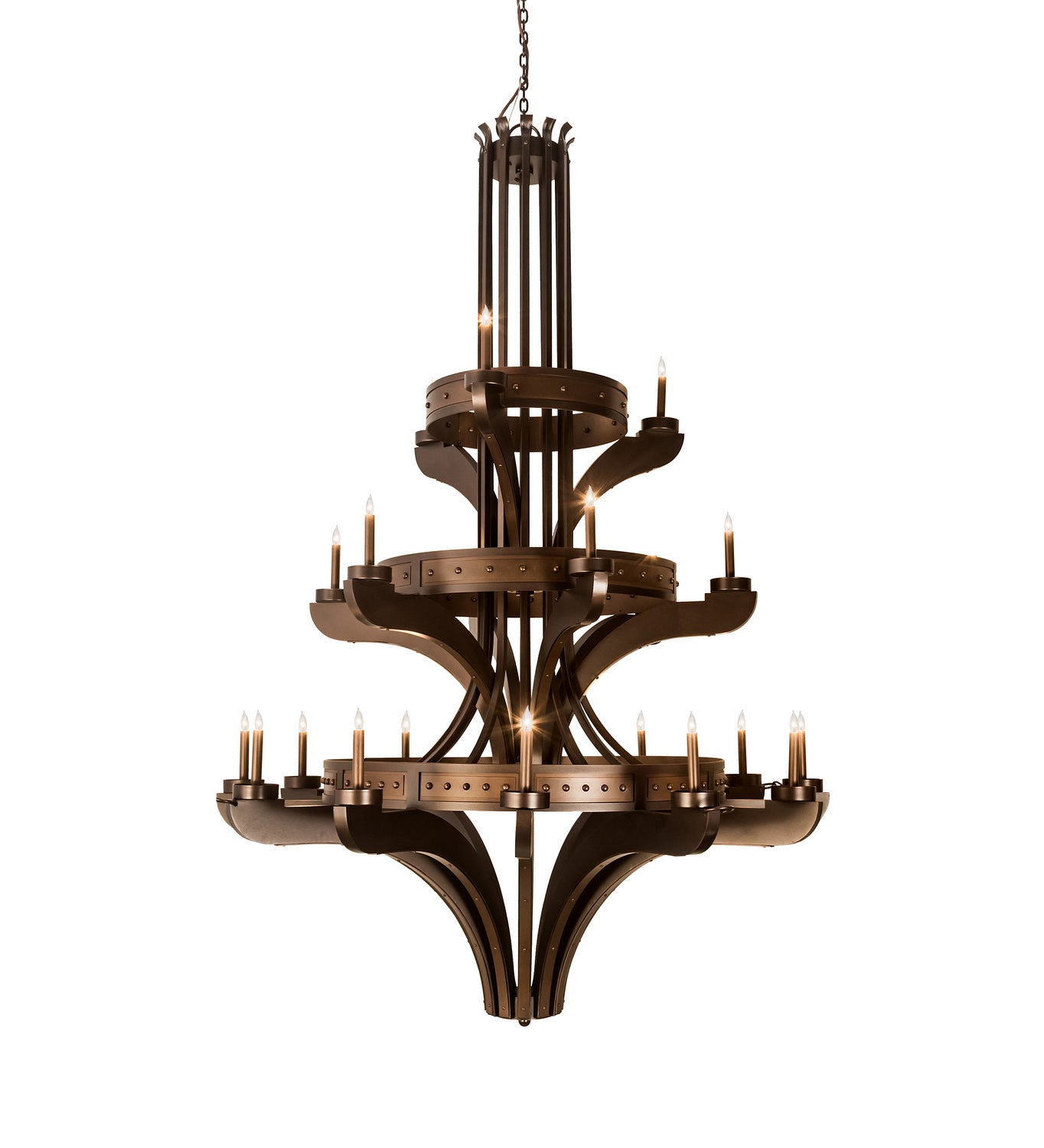 Meyda Tiffany - 196460 - 21 Light Chandelier - Castilla - Mahogany Bronze