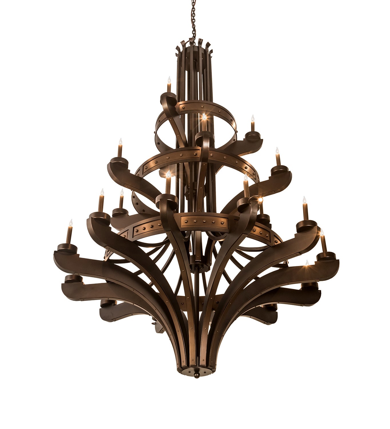 Meyda Tiffany - 196460 - 21 Light Chandelier - Castilla - Mahogany Bronze