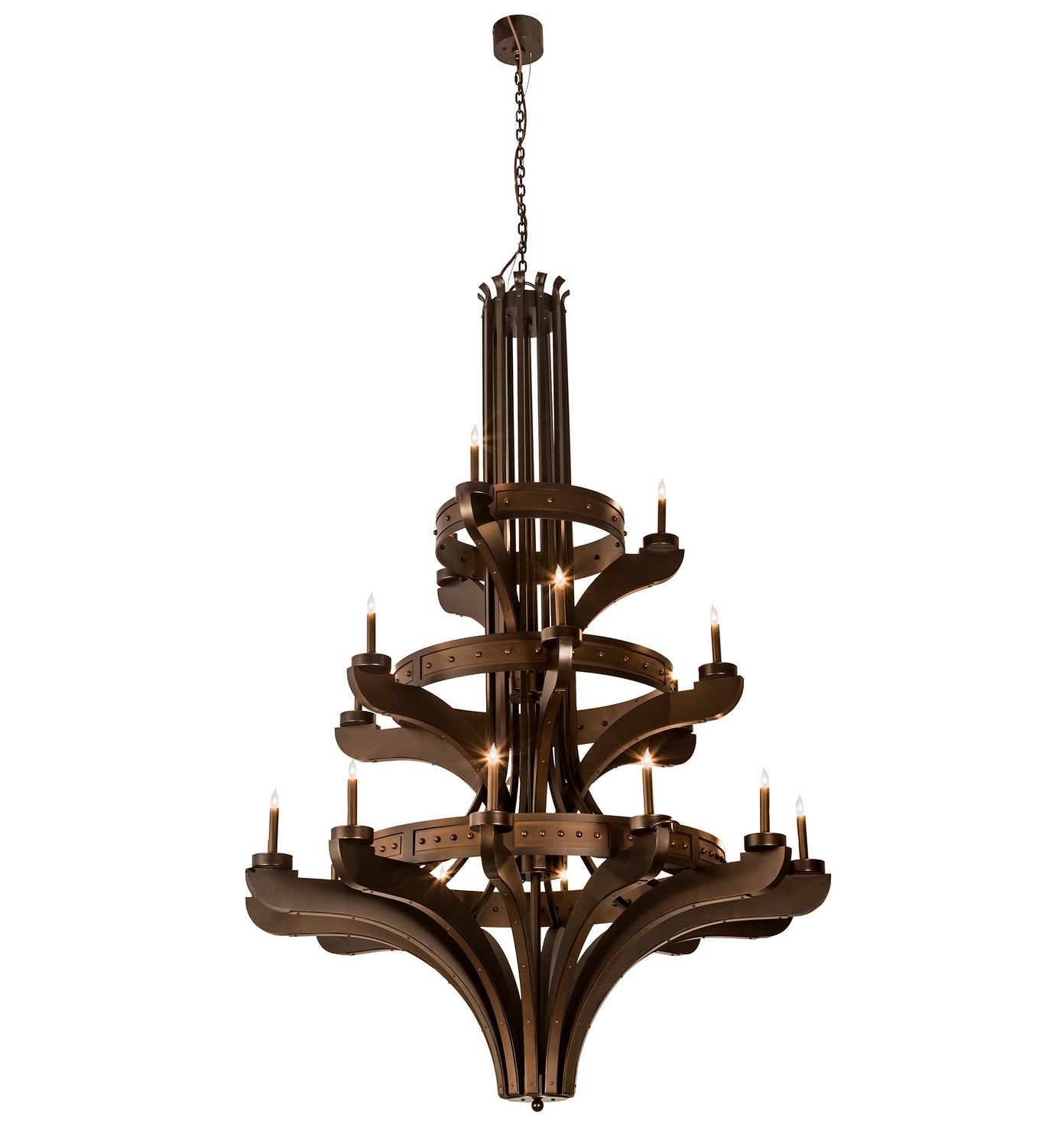 Meyda Tiffany - 196460 - 21 Light Chandelier - Castilla - Mahogany Bronze