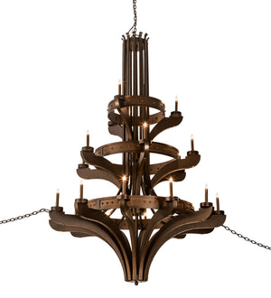 Meyda Tiffany - 196460 - 21 Light Chandelier - Castilla - Mahogany Bronze