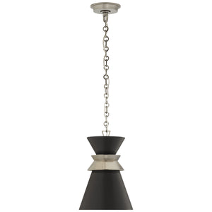 Visual Comfort Signature - CHC 5240AN-BLK - One Light Pendant - Alborg - Antique Nickel