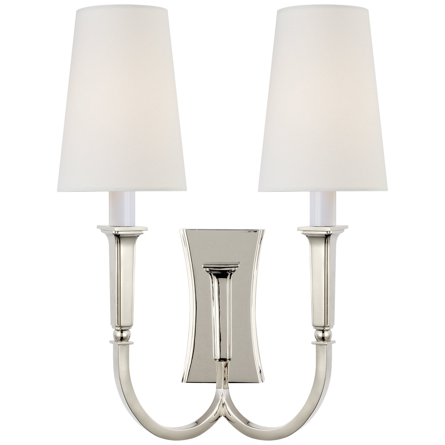 Visual Comfort Signature - TOB 2273PN-L - Two Light Wall Sconce - Delphia - Polished Nickel