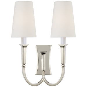 Visual Comfort Signature - TOB 2273PN-L - Two Light Wall Sconce - Delphia - Polished Nickel